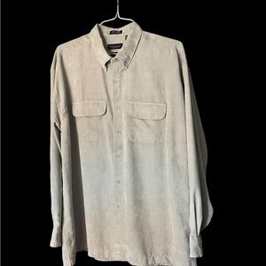 Van Heusen Mens Soft Suede Shirt XL